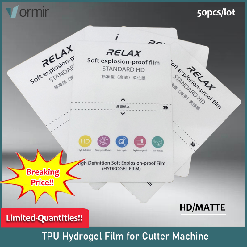 Screen Protector Cutter - VORMIR 50 sztuk folia TPU do